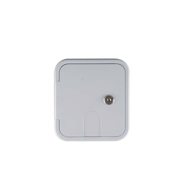 Superior Electric Electric Cable Hatch with Key Lock for 30 Amp Cords - White RVA1576 - main